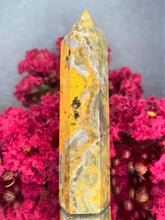 Load image into Gallery viewer, Beautiful Bumblebee Jasper Crystal Stone Tower Point