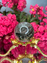 Load image into Gallery viewer, Grounding Garden Quartz Lodolite Crystal Sphere