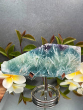 Load image into Gallery viewer, DISCOUNTED Stunning Snowflake Fluorite Crystal Slab