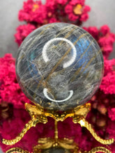 Load image into Gallery viewer, Stunning Labradorite Crystal Sphere With Flash
