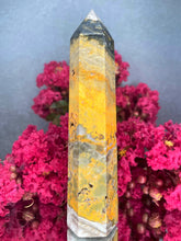 Load image into Gallery viewer, Bumblebee Jasper Crystal Stone Tower
