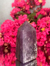 Load image into Gallery viewer, Stunning Purple Mica Crystal Tower Point