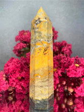 Load image into Gallery viewer, Stunning Bumblebee Jasper Crystal Stone Tower Point