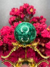 Load image into Gallery viewer, High Quality Malachite Crystal Sphere