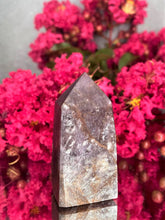 Load image into Gallery viewer, Stunning Purple Mica Crystal Tower Point