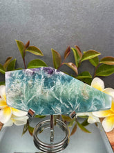 Load image into Gallery viewer, DISCOUNTED Stunning Snowflake Fluorite Crystal Slab