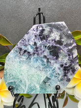Load image into Gallery viewer, DISCOUNTED Clarity Snowflake Fluorite Crystal Slab