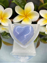 Load image into Gallery viewer, Small High-Quality Blue Lace Agate Heart