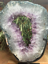 Load image into Gallery viewer, Tranquil Amethyst Portal Crystal Cluster On Stand