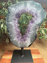 Load image into Gallery viewer, Tranquil Amethyst Portal Crystal Cluster On Stand