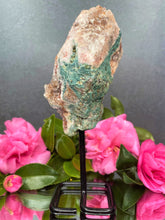 Load image into Gallery viewer, Pink Amethyst Crystal Geode With Druzy On Fixed Stand 31