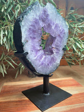 Load image into Gallery viewer, Stunning Amethyst Crystal Portal Cluster On Stand