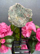 Load image into Gallery viewer, Pink Amethyst Crystal Geode With Druzy On Fixed Stand 18