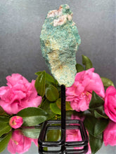 Load image into Gallery viewer, Pink Amethyst Crystal Geode With Druzy On Fixed Stand 26