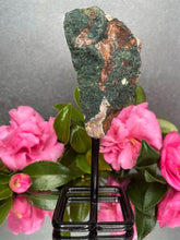 Load image into Gallery viewer, Pink Amethyst Crystal Geode With Druzy On Fixed Stand 17