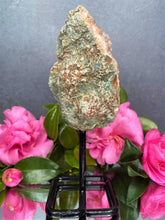 Load image into Gallery viewer, Pink Amethyst Crystal Geode With Druzy On Fixed Stand 14