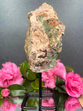 Load image into Gallery viewer, Pink Amethyst Crystal Geode With Druzy On Fixed Stand 40