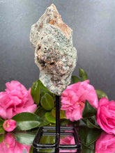 Load image into Gallery viewer, Pink Amethyst Crystal Geode With Druzy On Fixed Stand 29