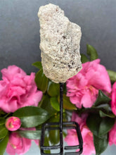 Load image into Gallery viewer, Pink Amethyst Crystal Geode With Druzy On Fixed Stand 03