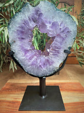 Load image into Gallery viewer, Stunning Amethyst Crystal Portal Cluster On Stand