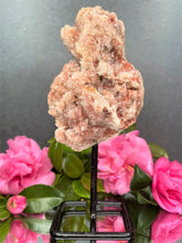 Load image into Gallery viewer, Pink Amethyst Crystal Geode With Druzy On Fixed Stand 44