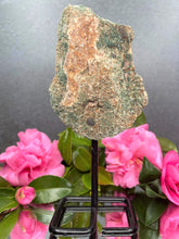 Load image into Gallery viewer, Pink Amethyst Crystal Geode With Druzy On Fixed Stand 43