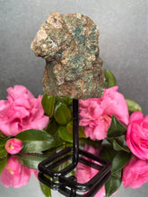 Load image into Gallery viewer, Pink Amethyst Crystal Geode With Druzy On Fixed Stand 23