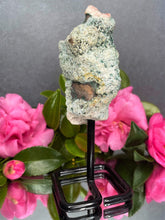 Load image into Gallery viewer, Pink Amethyst Crystal Geode With Druzy On Fixed Stand 16