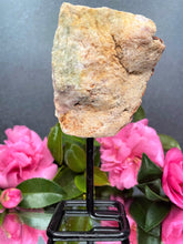 Load image into Gallery viewer, Pink Amethyst Crystal Geode With Druzy On Fixed Stand 35