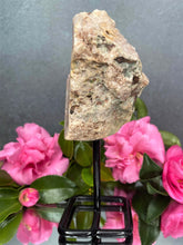Load image into Gallery viewer, Pink Amethyst Crystal Geode With Druzy On Fixed Stand 24