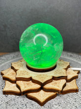 Load image into Gallery viewer, Lotus Shaped Wooden Base USB LED COLORFUL Light Display Lamp