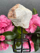 Load image into Gallery viewer, Pink Amethyst Crystal Geode With Druzy On Fixed Stand 07