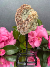 Load image into Gallery viewer, Pink Amethyst Crystal Geode With Druzy On Fixed Stand 09