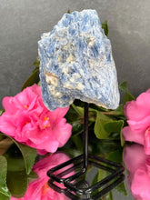 Load image into Gallery viewer, Natural Kyanite Crystal Rough Stone On Fixed Stand
