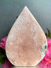Load image into Gallery viewer, Exquisite Pink Amethyst Crystal Flame Freeform