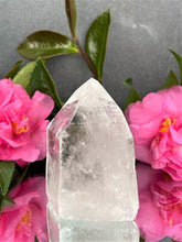 Load image into Gallery viewer, Natural Clear Quartz Point Raw Crystal With Imperfections