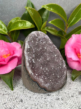 Load image into Gallery viewer, Stunning Rainbow Amethyst Geode Healing Crystal Cluster