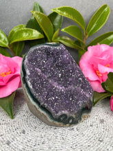 Load image into Gallery viewer, Rainbow Amethyst Geode Healing Crystal Cluster