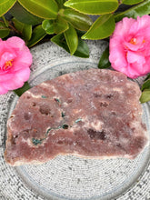 Load image into Gallery viewer, Chakra Healing Natural Pink Amethyst Crystal Slab