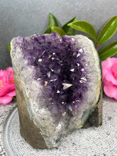 Load image into Gallery viewer, Beautiful Amethyst Geode Crystal Cluster