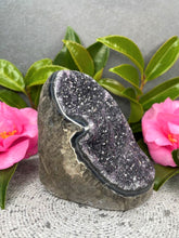 Load image into Gallery viewer, Extraordinary Polished Amethyst Geode Healing Crystal Cluster