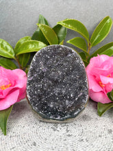 Load image into Gallery viewer, Polished Amethyst Rainbow Geode Healing Crystal Cluster