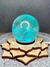 Load image into Gallery viewer, Lotus Shaped Wooden Base USB LED COLORFUL Light Display Lamp