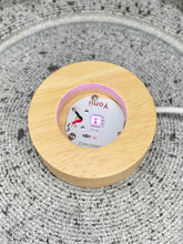 Load image into Gallery viewer, Round Wooden Base USB LED COLORFUL Light Display Lamp