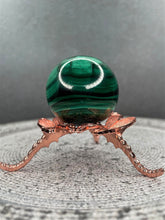 Load image into Gallery viewer, Natural Malachite Crystal Sphere Compassion