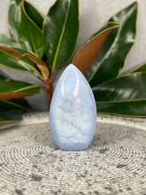 Load image into Gallery viewer, Soothing Blue Lace Agate Crystal Flame