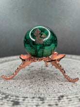 Load image into Gallery viewer, Natural Malachite Crystal Sphere Compassion
