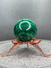 Load image into Gallery viewer, Natural Malachite Crystal Sphere Empathy