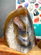 Load image into Gallery viewer, Stunning Natural Agate Crystal Bookend Pair