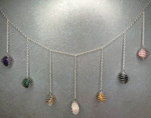 Load image into Gallery viewer, Unique Hand-Made Interchangeable Crystal Tumble Suncatcher Wall Hanging